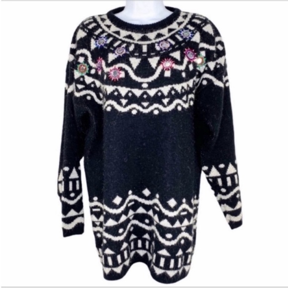 KITTY HAWK vintage tunic sweater L - Picture 1 of 10